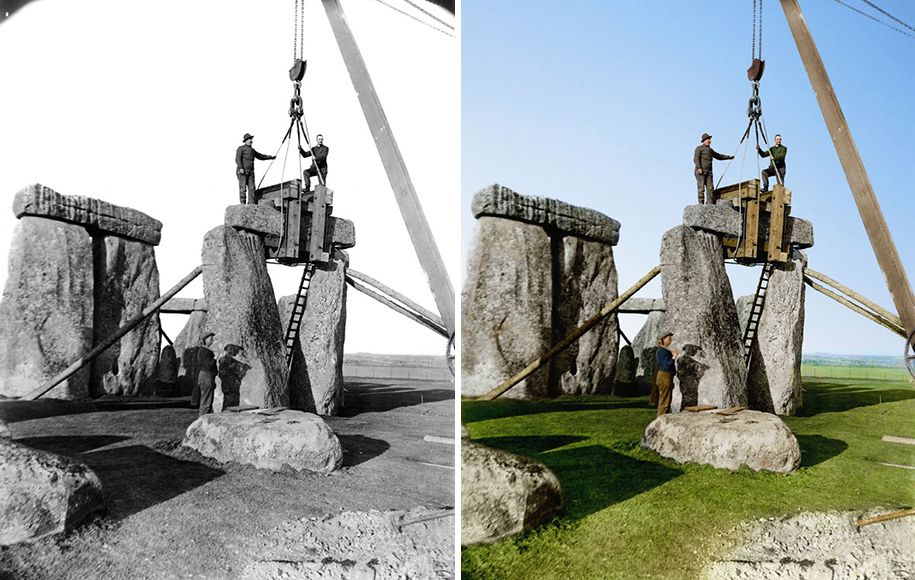 colorized-historic-photos-landmarks-under-construction-jordan-lloyd-dynamichrome-19
