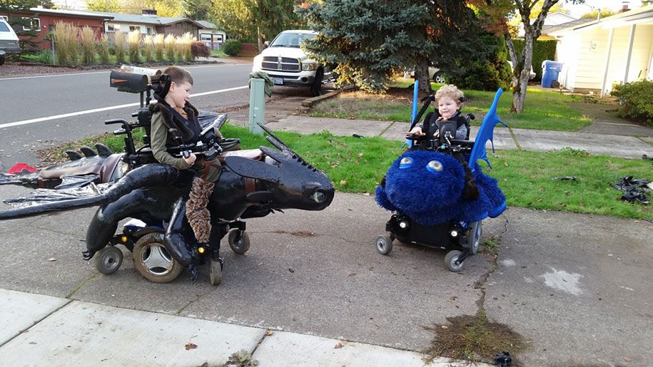 деца-Хелоуин-костюми-магия-инвалидна количка-Райън-Ваймер-11