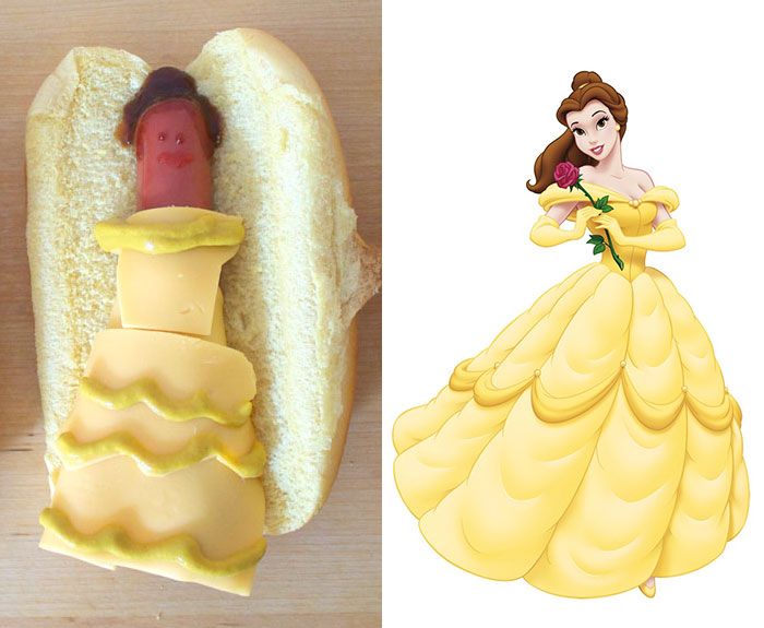 Disney-Prinzessinnen-neu erfunden-Hot-Dogs-Anna-Hezel-Gabriella-Paiella-2