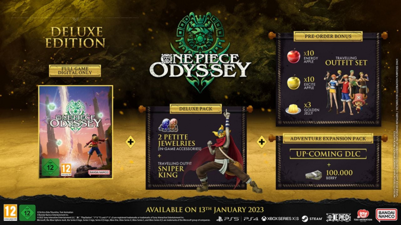   One Piece Odyssey: Treler, Prapesanan, Permainan dan Banyak Lagi