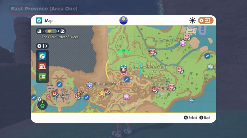   Pokémon Scarlet és Violet Stake Locations Bemutató