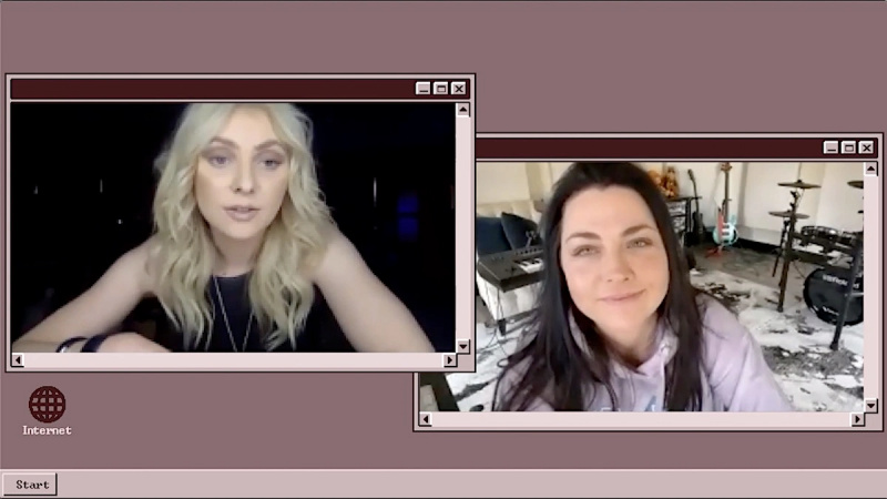 Taylor Momsen og Amy Lee Peer 2 Peer videointervju