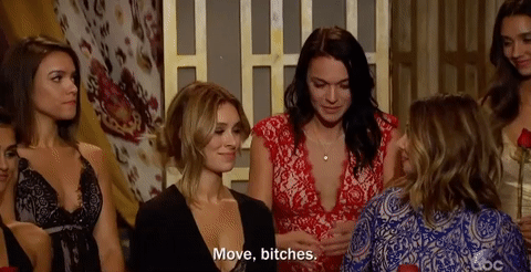 move bitches gif Recapping The Bachelor, Episode 3: Backstreets Back, Alright!