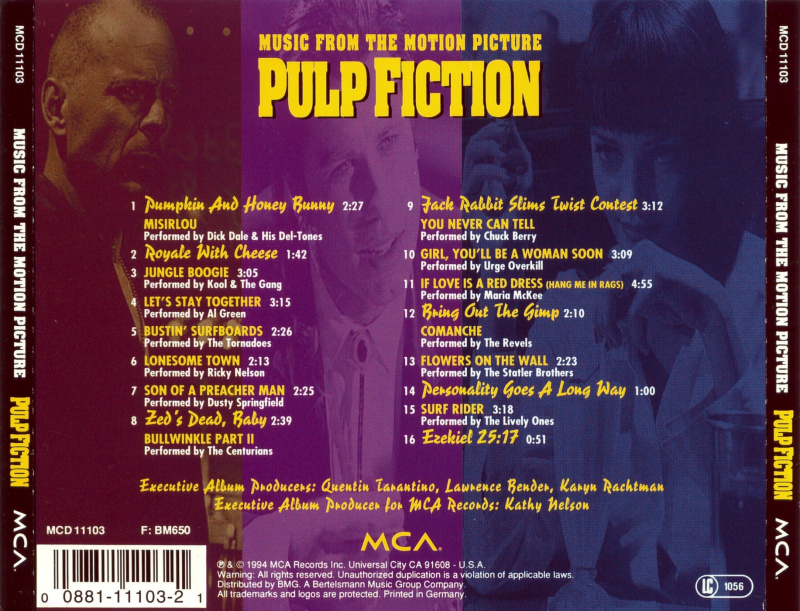 Pulp Fiction - zvočna podlaga