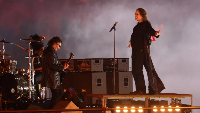Tony Iommi en Ozzy Osbourne op de Gemenebestspelen van 2022