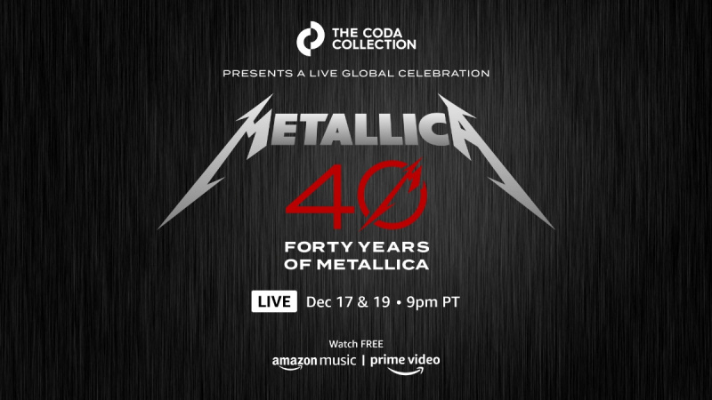 metallica Metallica suoratoistaa 40-vuotisjuhlakonsertteja Prime Videolla ja Amazon Musicilla
