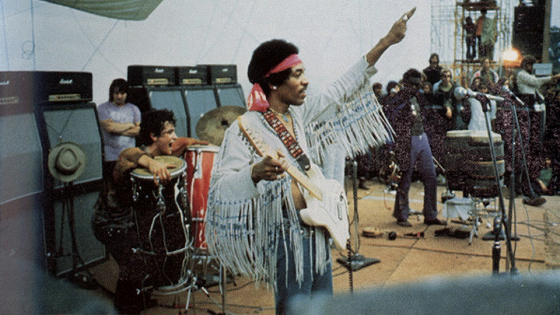 Jimi Hendrix Ahşap Stok