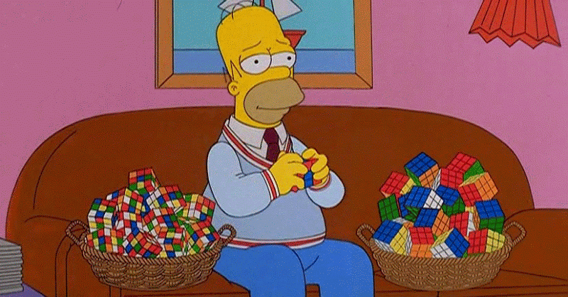 Homer Rubiks Les 10 moments les plus sincères des Simpson