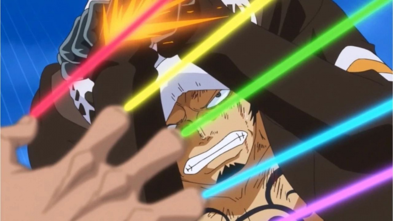   One Piece ตอนที่ 1,063: พลังผลไม้ปีศาจใหม่ของโจรสลัดหนวดดำ ปะทะ กฎ!