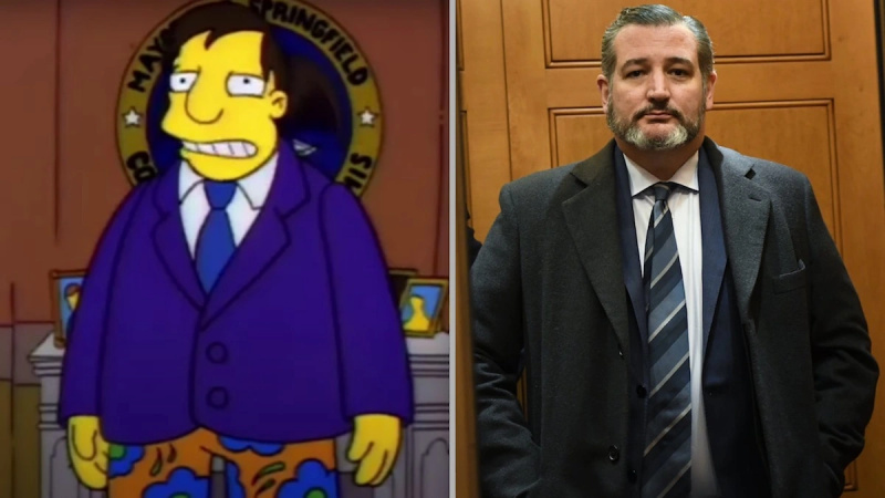 Simpsonovi Ted Cruz napovedi počitnic Napovedi potovanja v Mehiko FOX