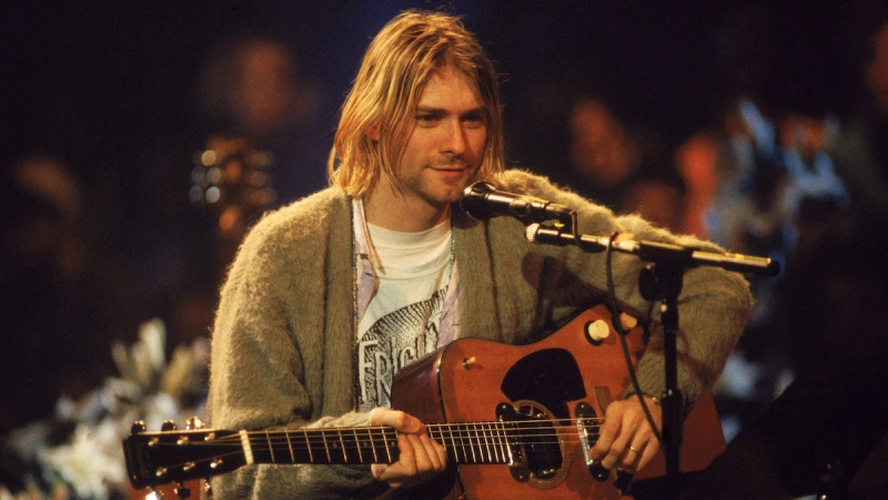 Kurt Cobain gitara Nirvana na MTV Unplugged